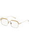BE005 メガネ ブラン/BLANC ゴールド×ヘーゼル×クリア