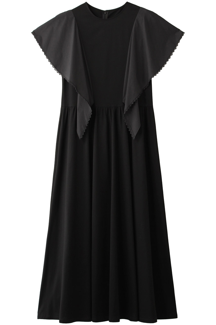 Le Ciel Bleu ドレープパネルドレス ブラック の通販 Elleshop エル ショップ