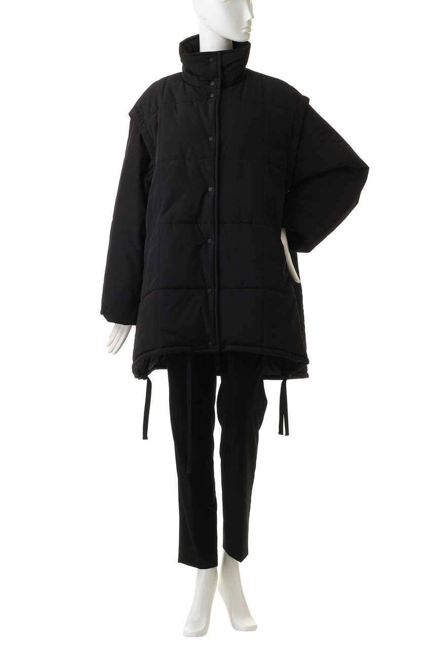 LE CIEL BLEU 2way Padded Cocoon Coat - ダウンコート