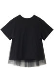 レイヤードチュールTシャツ