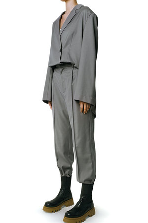 サイドスリットテーラードシャツ