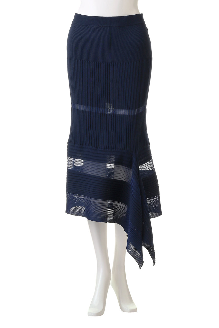 Transparent Knit Skirt