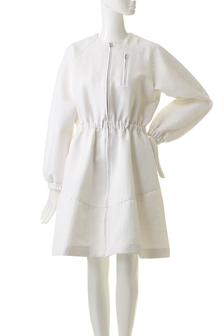 Jacquard Bomber Dress /ジャカードボンバードレス ホワイト
