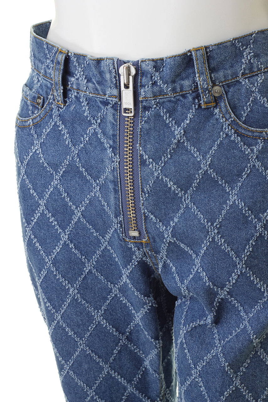 新品未使用LE CIEL BLUE Diamond Punched Denim