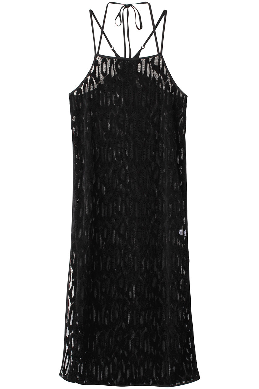 LE CIEL BLEU Mole Lace Cami Dress / モールレースキャミドレス (ブラック, 36) ルシェルブルー ELLE SHOP