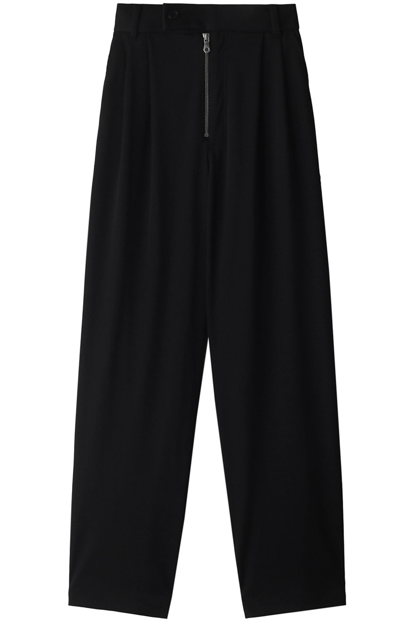 Rib Jersey Zip Front Pants