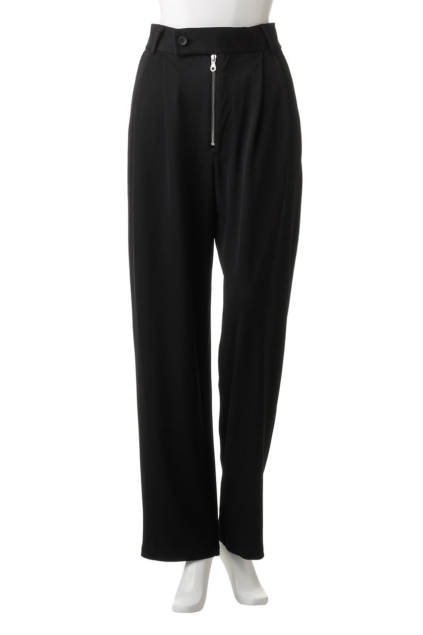 Rib Jersey Zip Front Pants