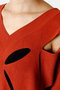 【IRENE】Argyle Slit Pullover Knit ルシェルブルー/LE CIEL BLEU