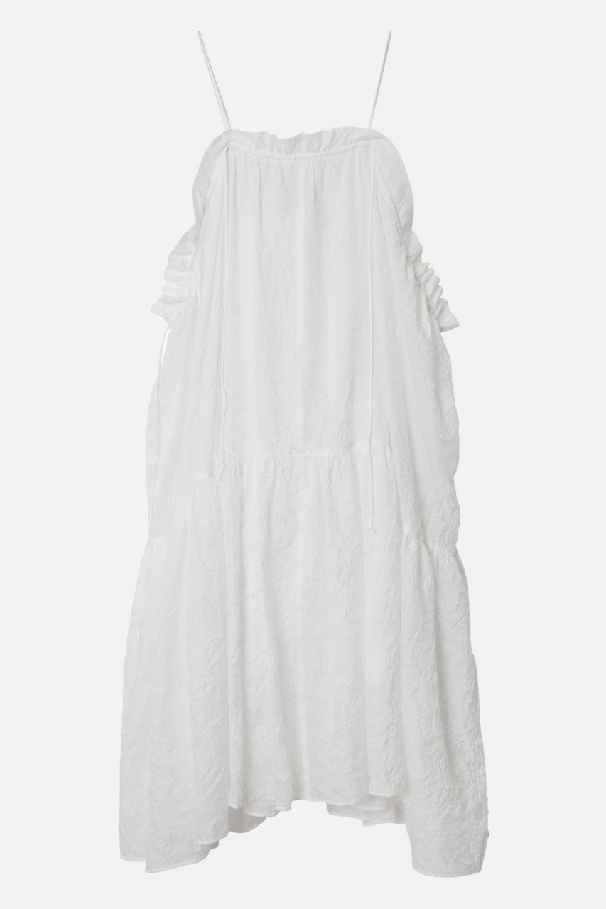 ルシェルブルー/LE CIEL BLEUの【IRENE】Wrinkle Wrinkle Dress(ホワイト/25S85002)