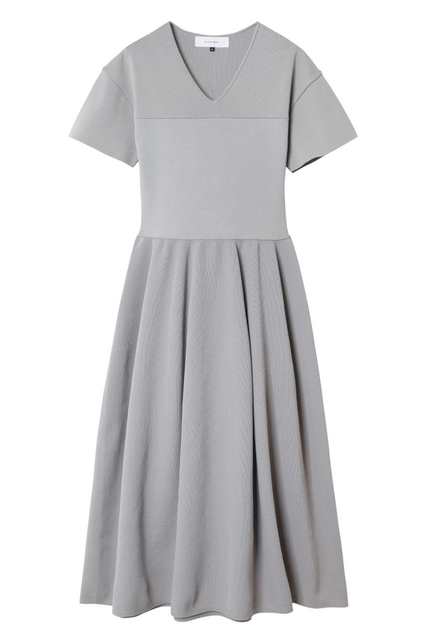 ルシェルブルー/LE CIEL BLEUのKnitted V Dress(グレー/25S65417)