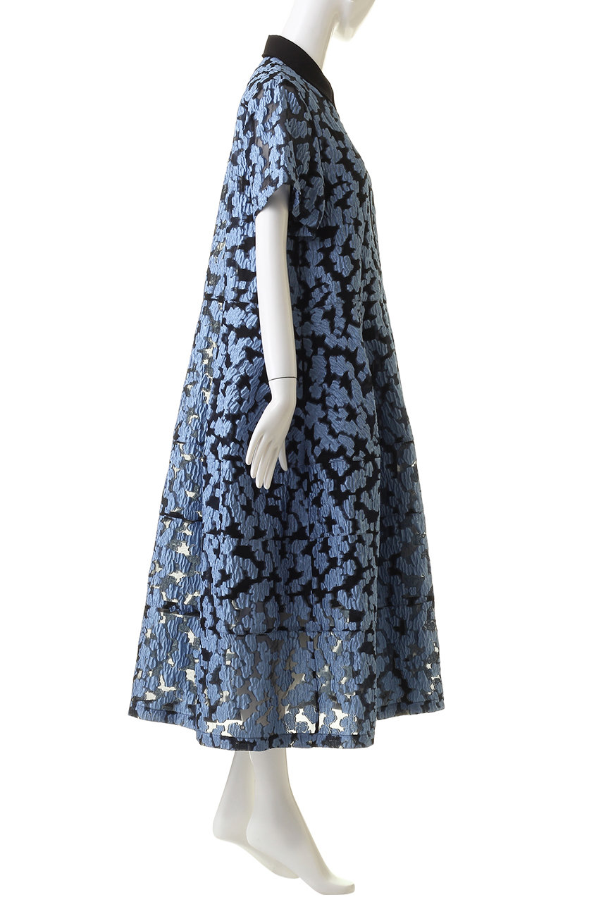 LE CIEL BLEU Sheer Jacquard Dress ワンピース