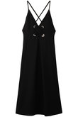 ビッグレースアップキャミソールドレス