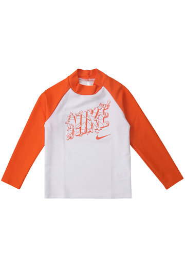 SALE 【50%OFF】 NIKE ナイキ 【Kids】ロングスリーブラッシュガード(スイムウェア/水着) ホワイト