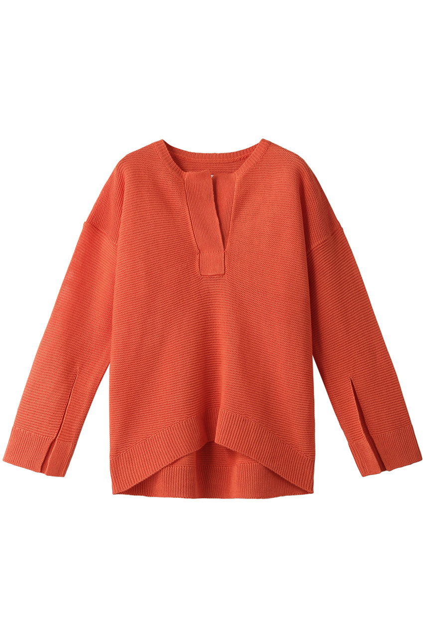 SALE 【50%OFF】 ADAWAS アダワス ヘンリーサマーニット オレンジ