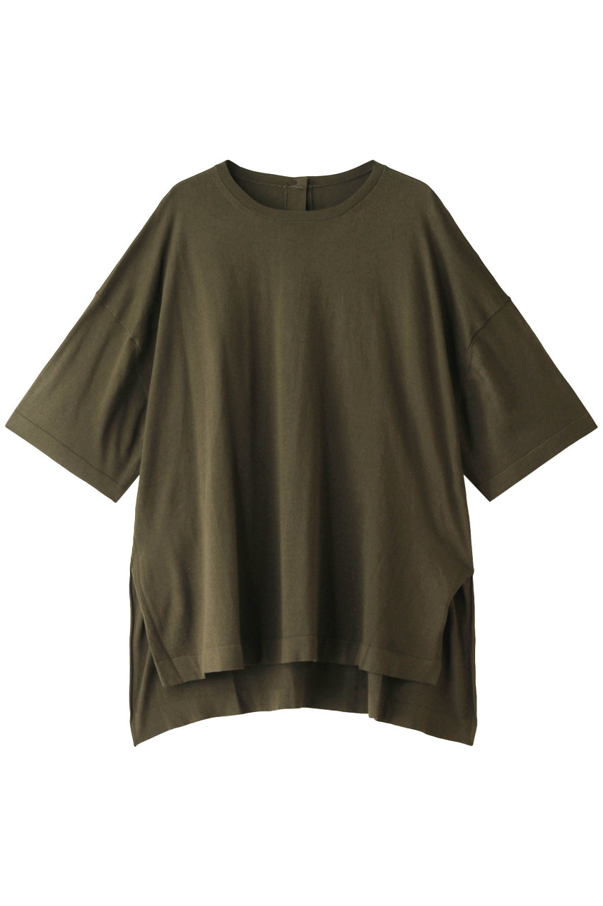 SALE 【50%OFF】 ADAWAS アダワス コットンビッグニットTシャツ カーキ