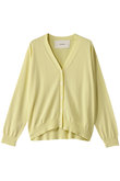 コットンシルク Vネックカーディガン