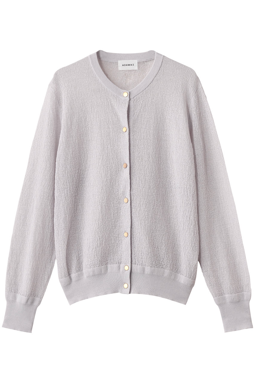 アダワス/ADAWASのセミシアー カーディガン(シルバー/ADWS-501-07)
