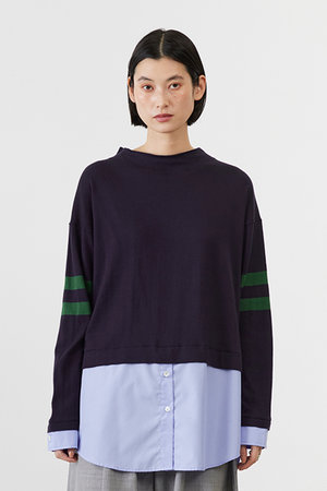 SEA アイランドコットン レイヤード チュニック