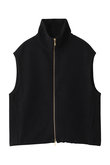 WOOL シルクブレンド ライトジップ ベスト アダワス/ADAWAS