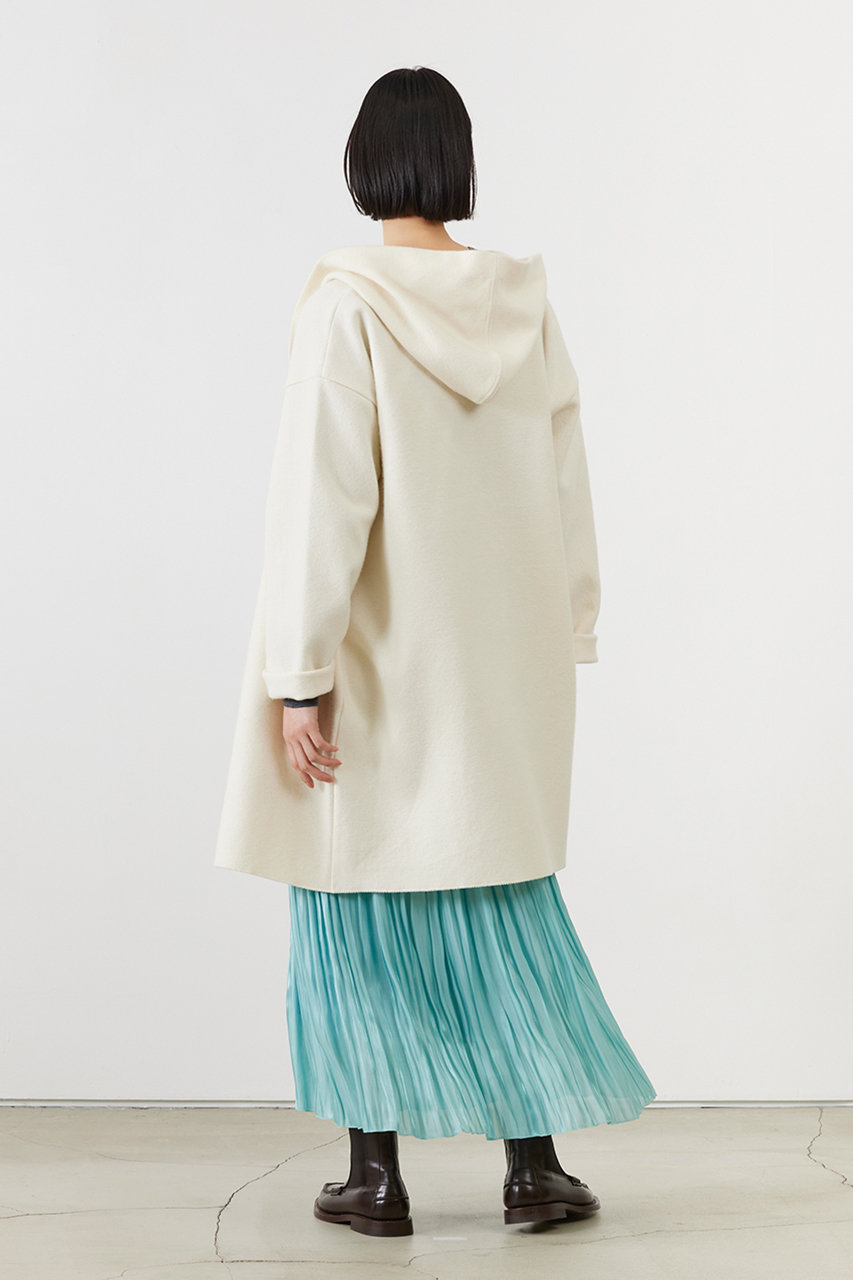 ADAWAS(アダワス)｜WOOL シルクブレンド ライトカーディガン/ミルク の