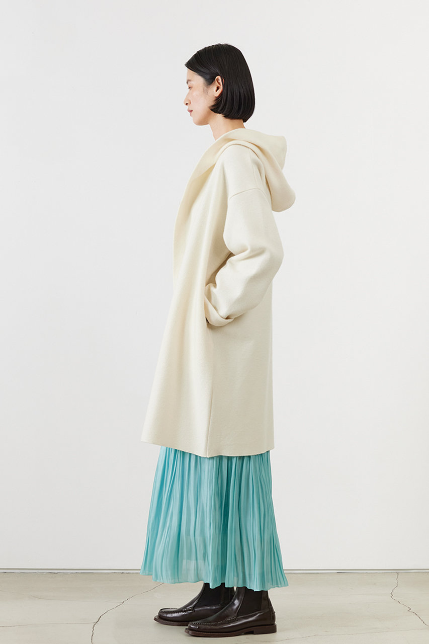 ADAWAS(アダワス)｜WOOL シルクブレンド ライトカーディガン/ミルク の