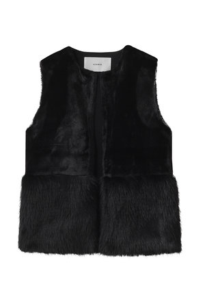 アダワス/ADAWASのフェイクファー パネルベスト(110800/110804)