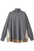 EXTRAFINE メリノウール タートル-ネック アダワス/ADAWAS
