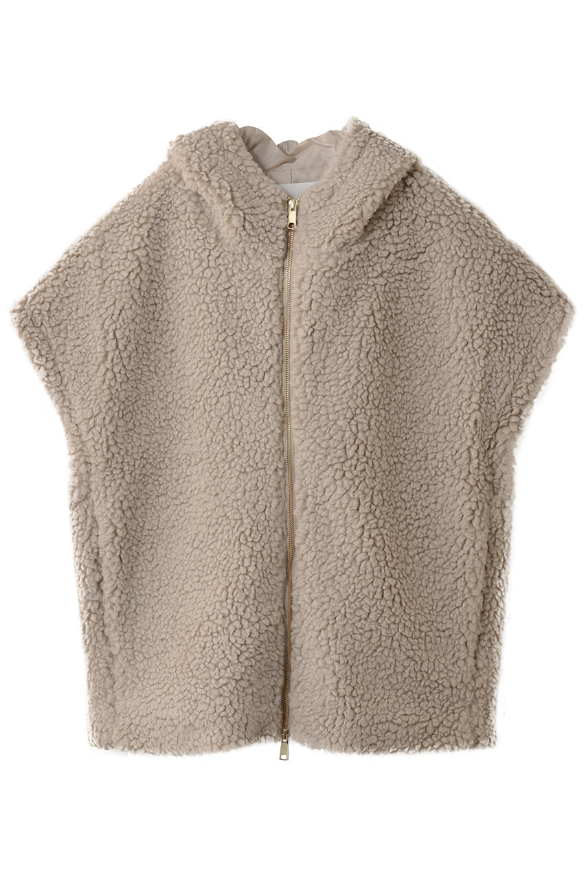 ADAWAS(アダワス)｜BOA フーディー ベスト/ベージュ の通販