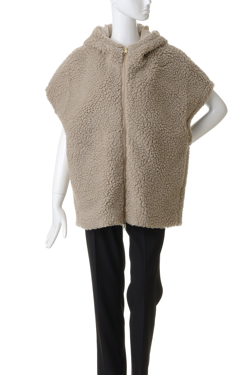 ADAWAS(アダワス)｜BOA フーディー ベスト/ベージュ の通販