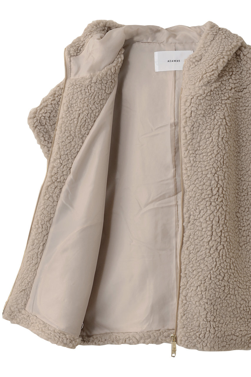 ADAWAS(アダワス)｜BOA フーディー ベスト/ベージュ の通販