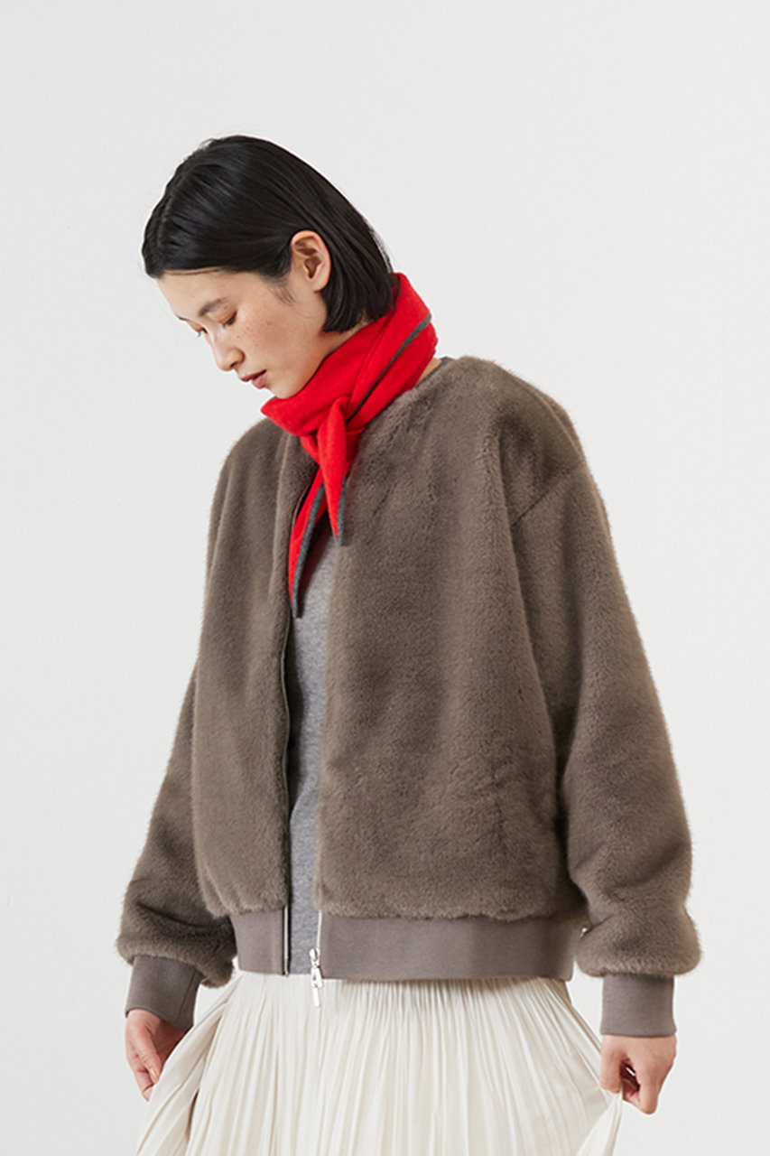 ADAWAS FAKE MOUTON BOMBER ジャケット ADAWAS(アダワス ADAWAS FAKE MOUTON BOMBER ジャケット ADAWAS(アダワス
