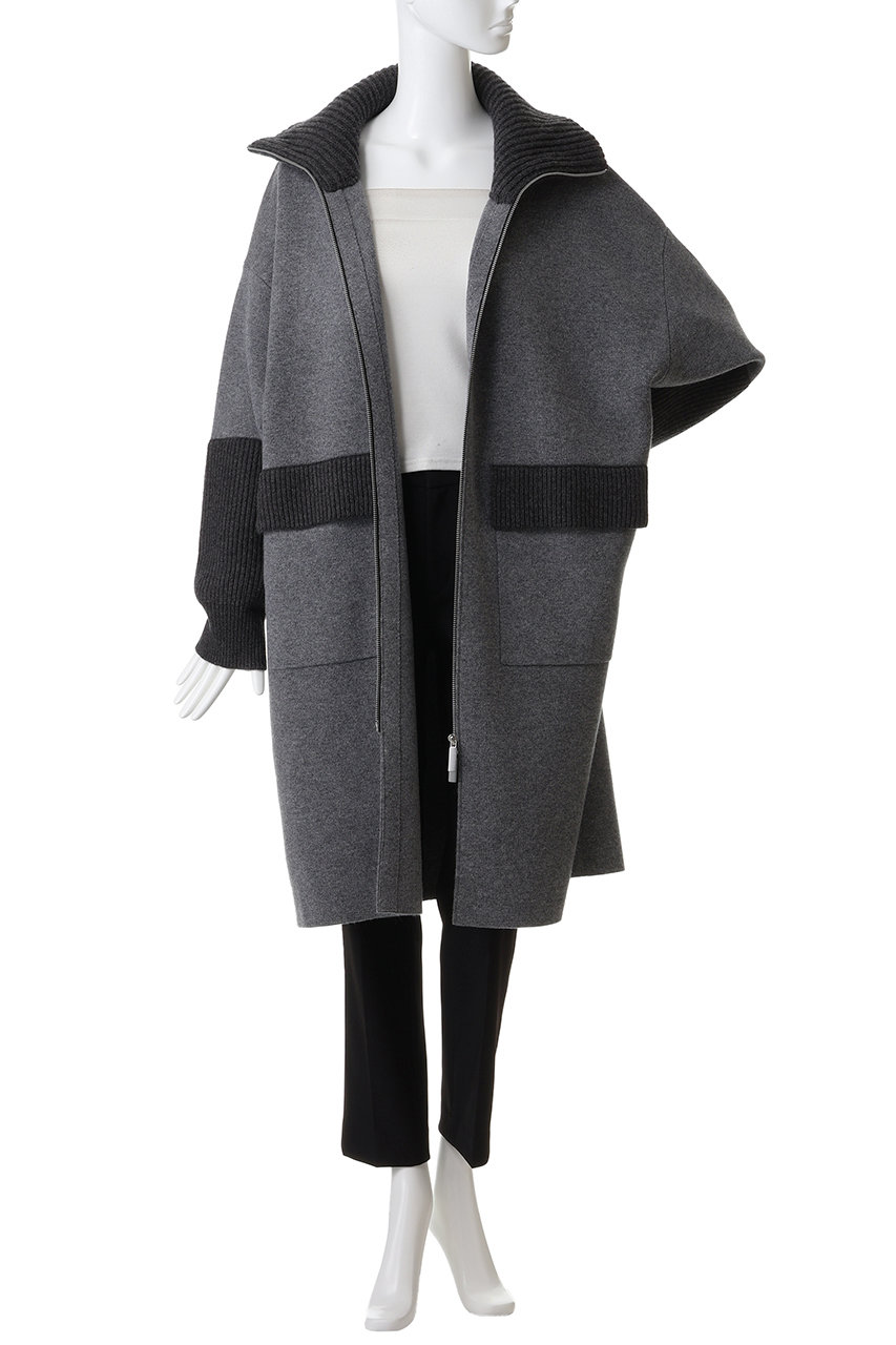 ADAWAS ウール混フード付きニットロングコート 日本製 F 楽天市場】【期間限定価格】ウール コート レディース フード付き