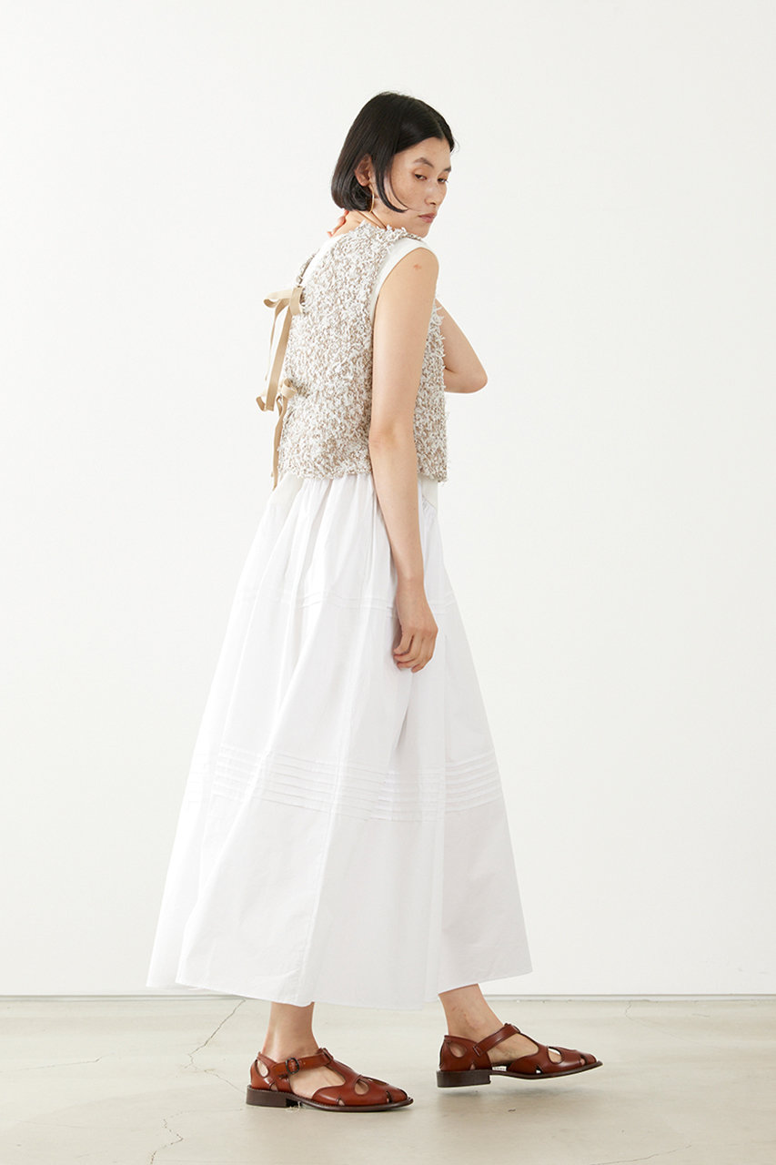 ADAWAS(アダワス)｜チュール ヤーンベスト/トープ の通販｜ELLESHOP