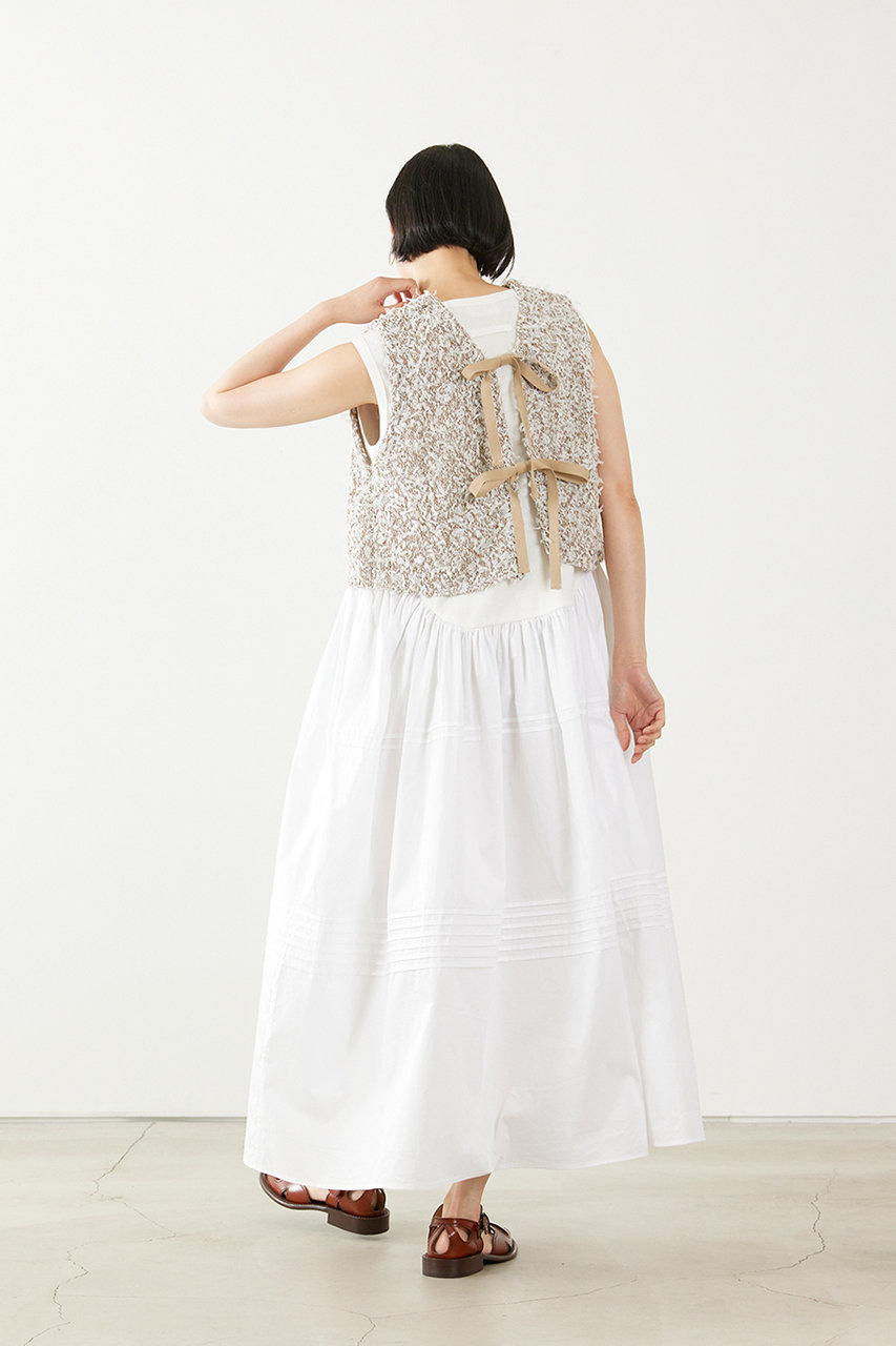 ADAWAS(アダワス)｜チュール ヤーンベスト/トープ の通販｜ELLESHOP