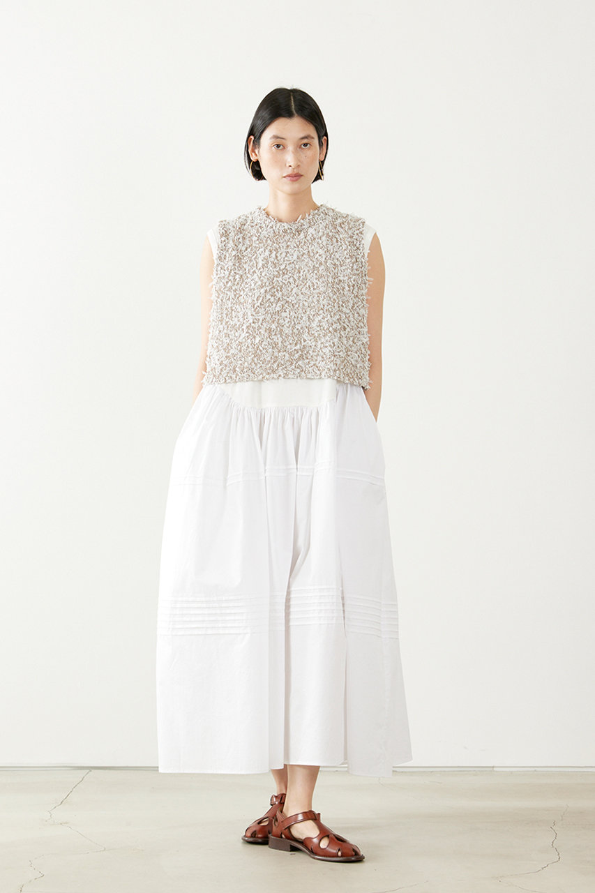 ADAWAS(アダワス)｜チュール ヤーンベスト/トープ の通販｜ELLESHOP