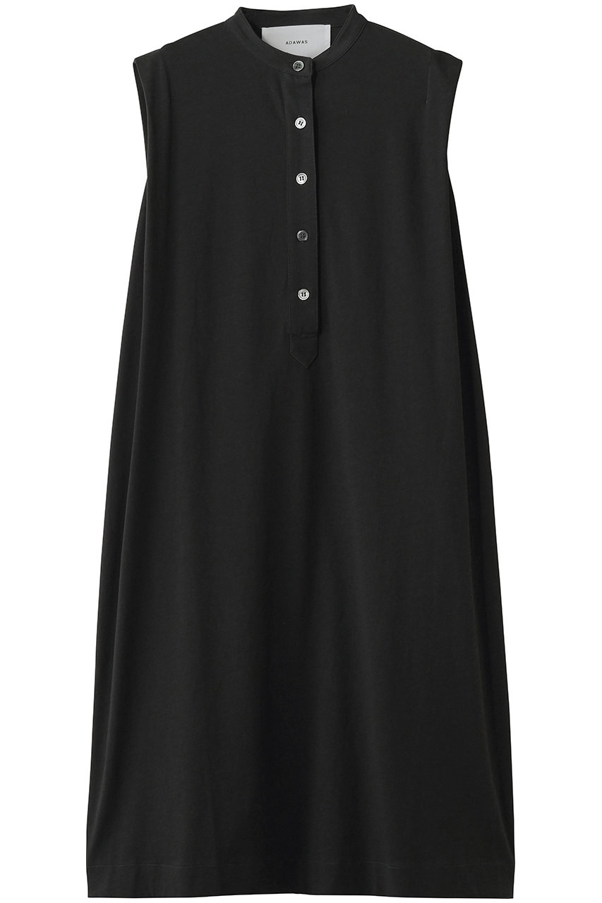 アダワス/ADAWASのドライ コットン ジャージー ヘンリードレス(グレー/ADWS-507-26)