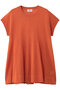 セミシアー リネンブレンド フレアトップス アダワス/ADAWAS オレンジ