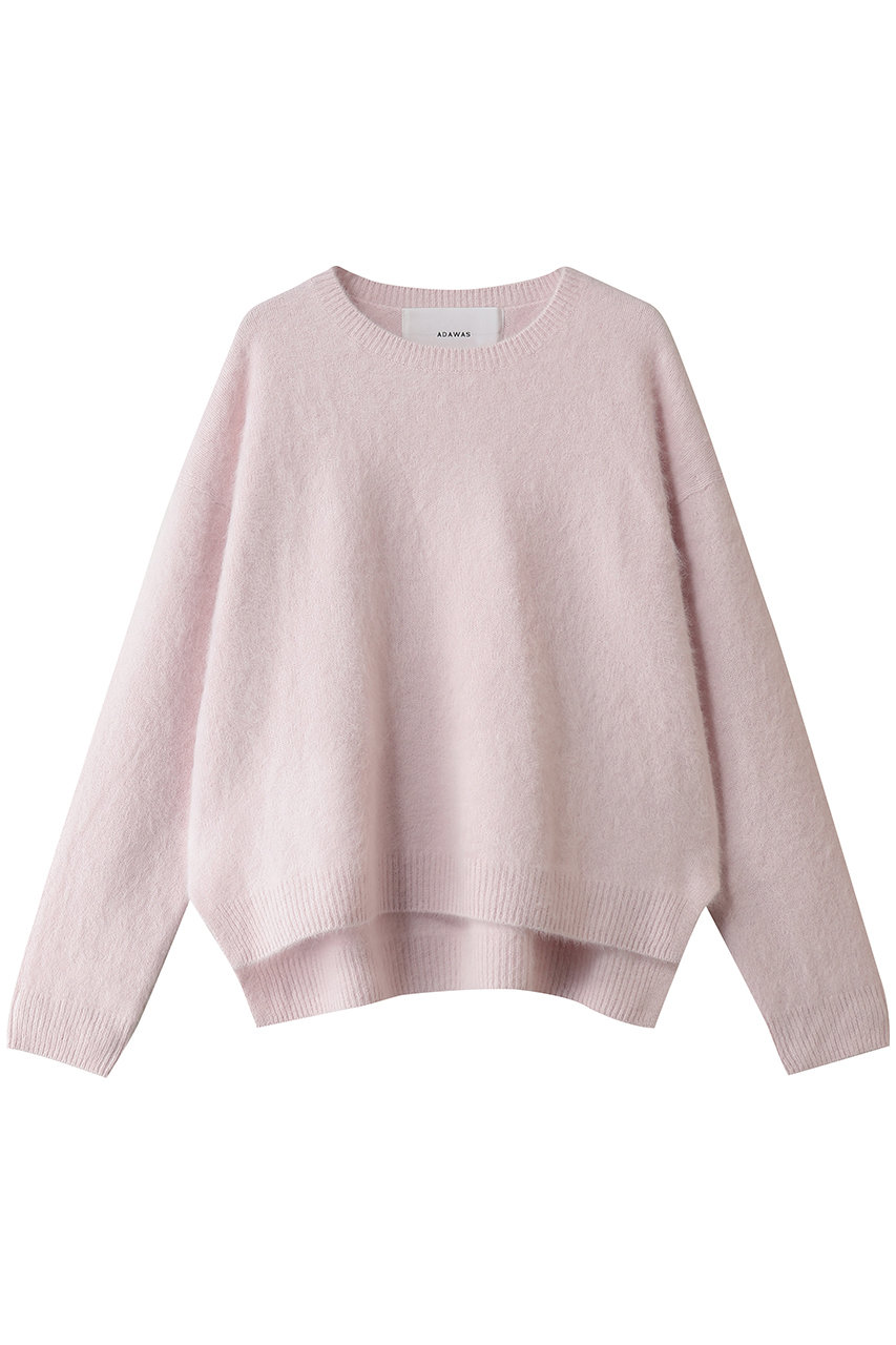 ADAWAS フォックス カシミヤセーター (ピンク, ONE SIZE) アダワス ELLE SHOP