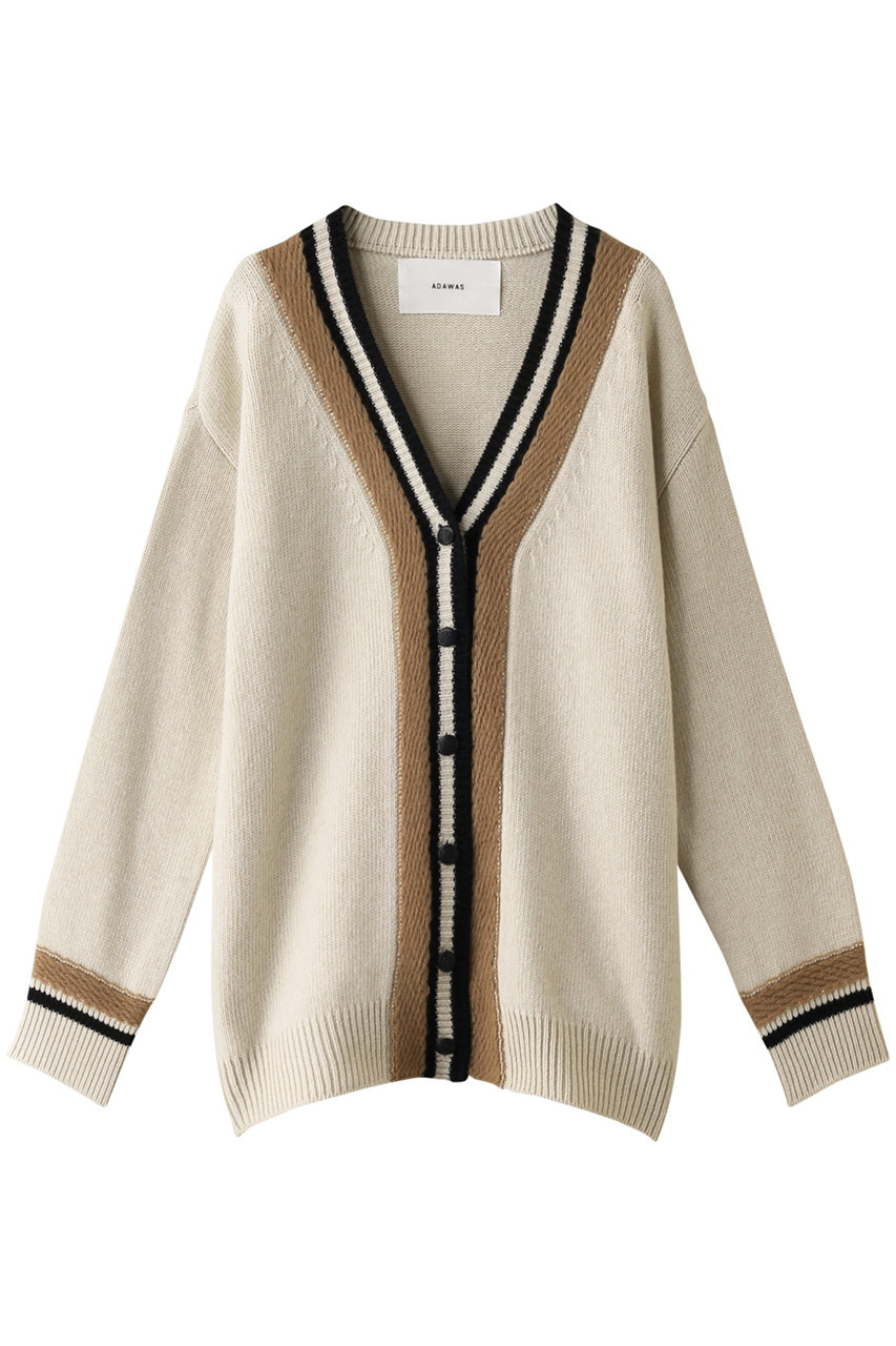 SALE 【40%OFF】 ADAWAS アダワス チルデンカーディガン エクリュ