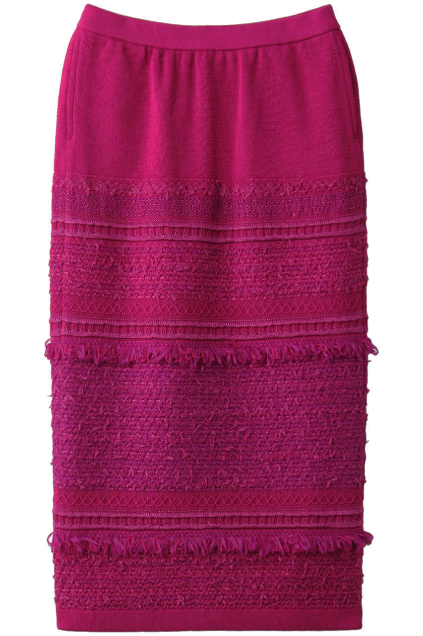 SALE 【50%OFF】 COOHEM コーヘン SOLID TWEEDY KNIT スカート ピンク
