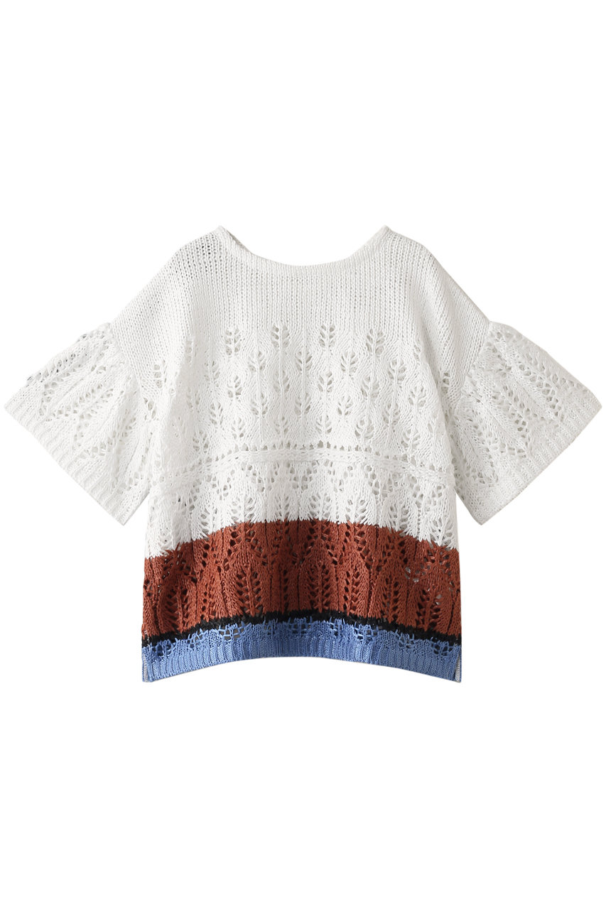 SALE 【50%OFF】 COOHEM コーヘン SUMMER LACY KNIT プルオーバー ホワイト