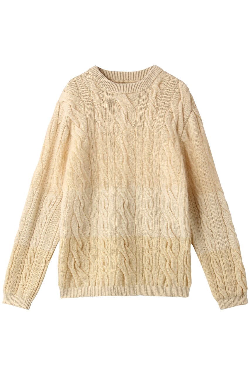 SALE 【40%OFF】 COOHEM コーヘン 【UNISEX】ANIMAL GRADATION プルオーバー アイボリー