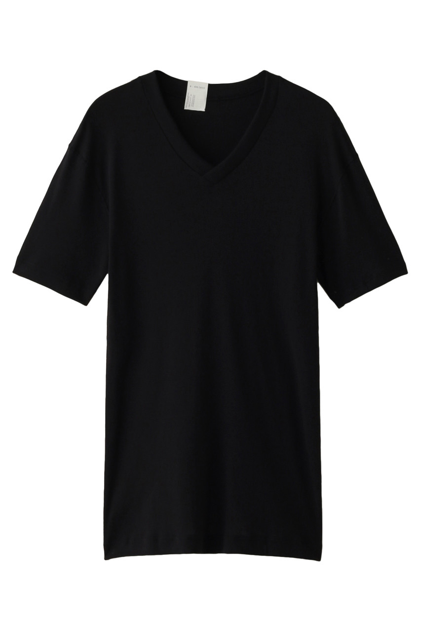 ＜ELLE SHOP＞ N.HOOLYWOOD 【UNISEX】【BARRACKS KIT】VネックTシャツ (ブラック 40) N.ハリウッド ELLE SHOP