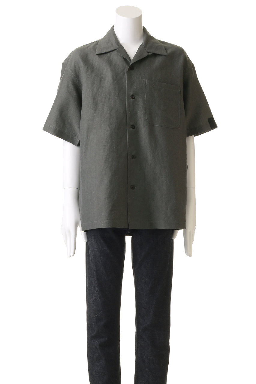 n.hoolywood オープンカラー ハーフスリーブシャツ ブラウン SALE 50%OFF】[2251-SH54-012]N.HOOLYWOOD(エヌハリウッド) HALF