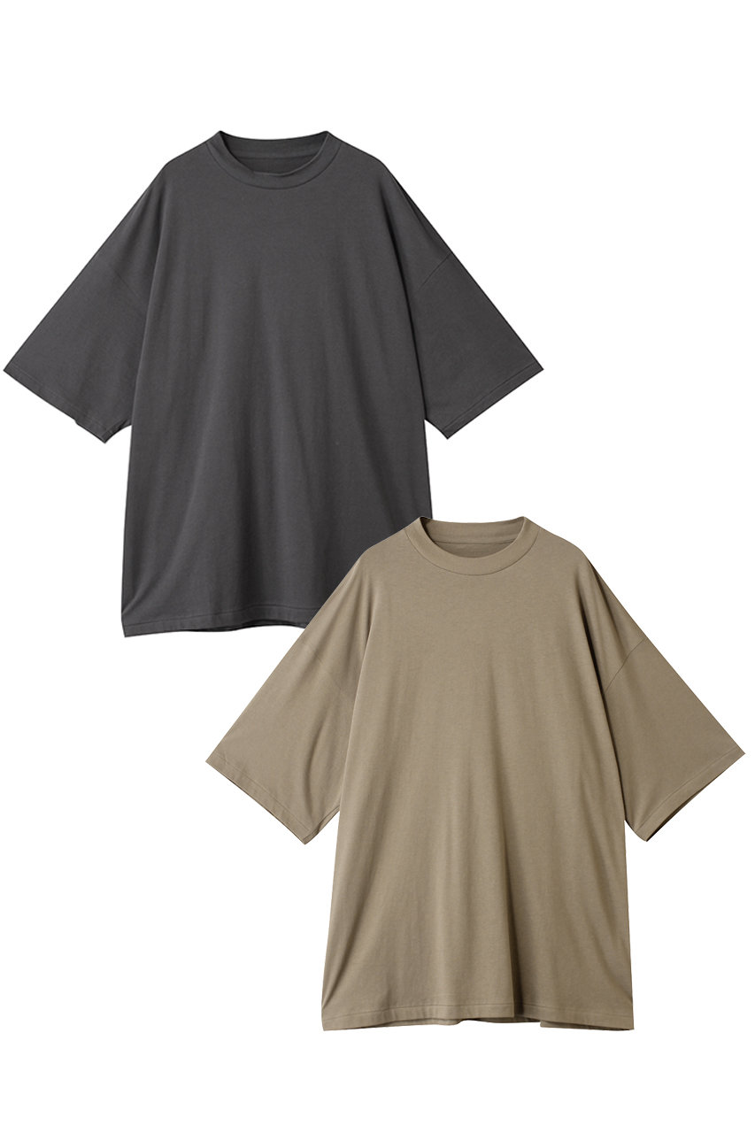 N.HOOLYWOOD 【MEN】【EXCHANGE SERVICE】2PACK Tシャツ (チャコール/ベージュ, 38) N.ハリウッド ELLE SHOP N.HOOLYWOOD 【MEN】【EXCHANGE SERVICE】2PACK Tシャツ (チャコール/ベージュ, 38) N.ハリウッド ELLE SHOP