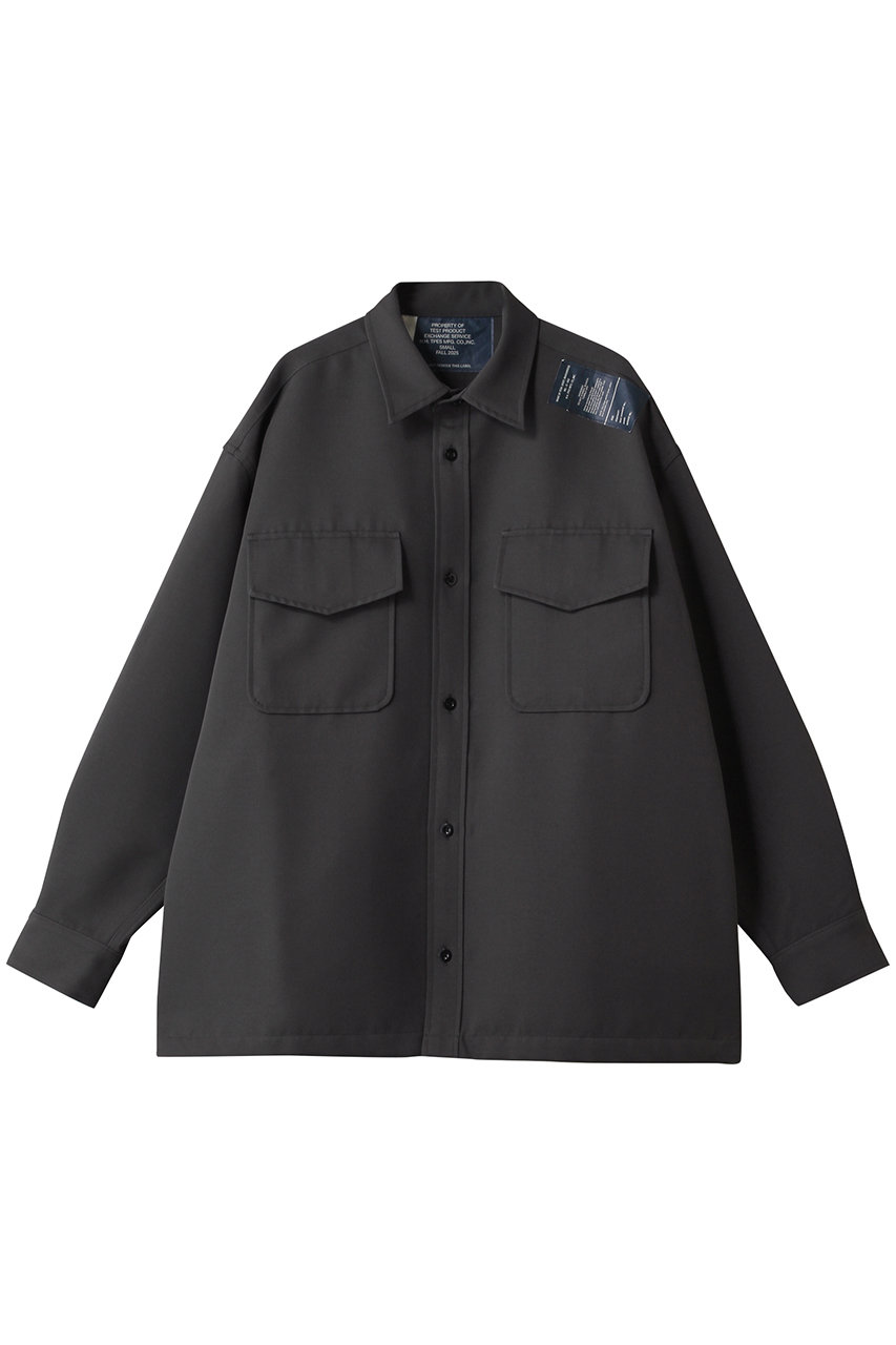 N.HOOLYWOOD 【MEN】【EXCHANGE SERVICE 】CPO シャツ (チャコール, 36) N.ハリウッド ELLE SHOP N.HOOLYWOOD 【MEN】【EXCHANGE SERVICE 】CPO シャツ (チャコール, 36) N.ハリウッド ELLE SHOP