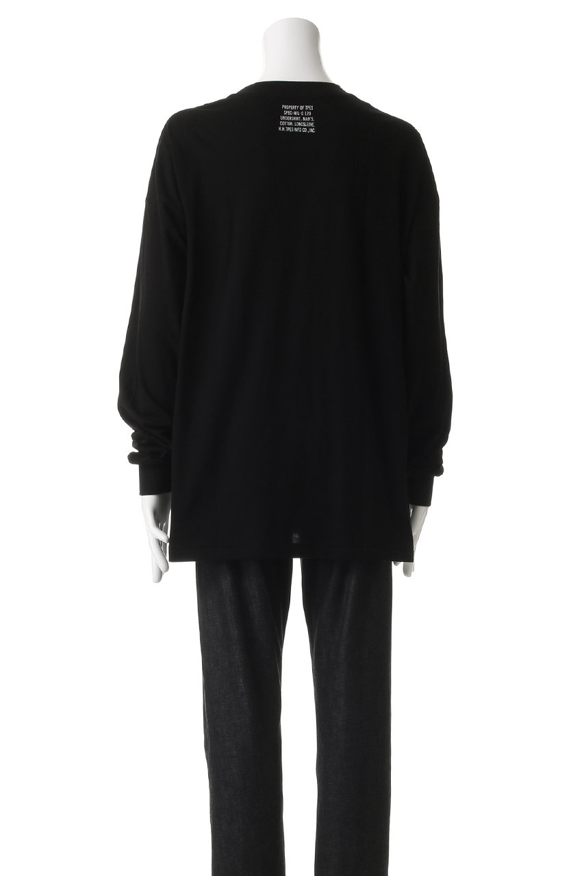 N.HOOLYWOODエヌハリウッド新品未使用ロンT長袖ブラック38（L相当） N.HOOLYWOOD - CREWNECK LONGSLEEVE T-SHIRT (BLACK