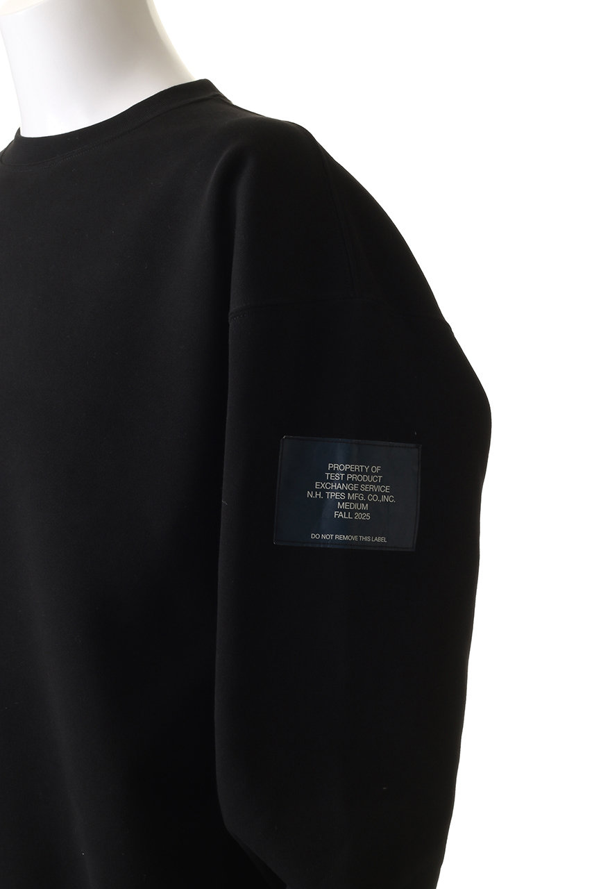 N. Hoolywood ブラック スウェットシャツ 40 N.HOOLYWOOD(N.ハリウッド)｜【MEN】【EXCHANGE SERVICE】クルーネック