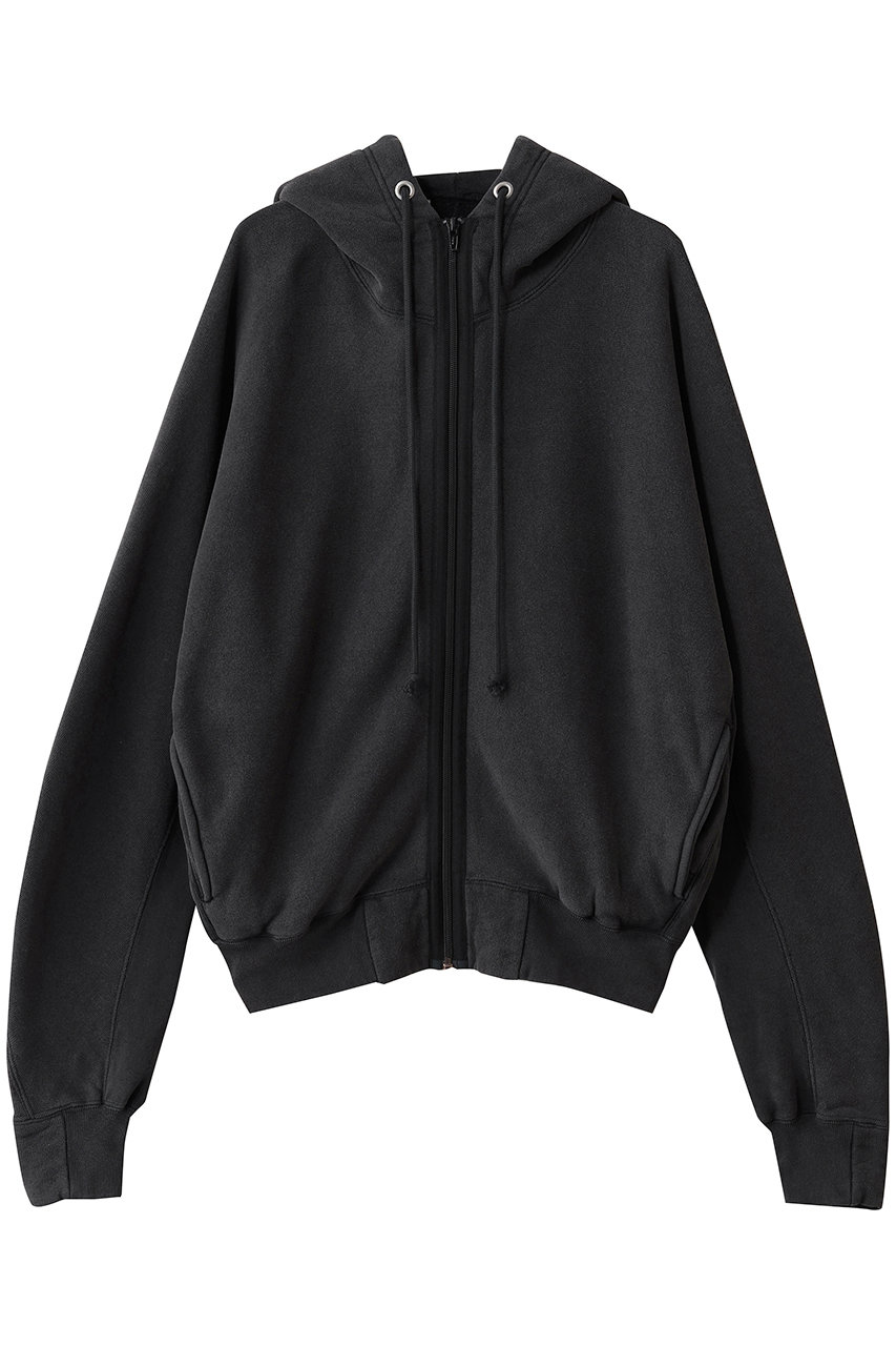 N.HOOLYWOOD 【MEN】ジップ アップ フーディーブルゾン (チャコール, S) N.ハリウッド ELLE SHOP