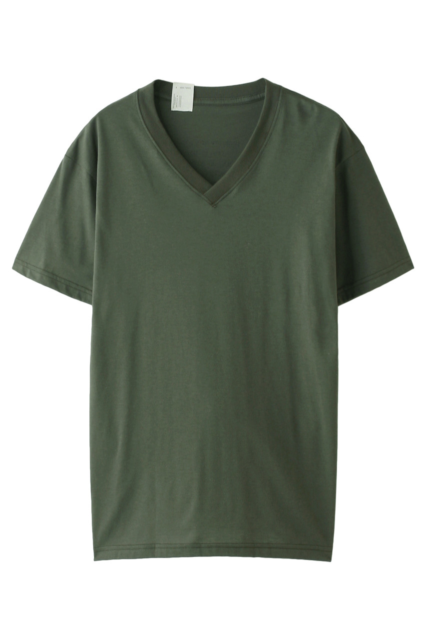 N.HOOLYWOOD N.ハリウッド 【UNISEX】【BARRACKS KIT】VネックTシャツ セージグリーン